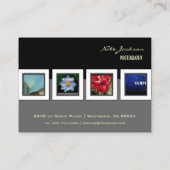 modèle de photos cartes de visite personnalisées (Dos)