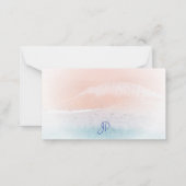 Modèle de plage de sable de mer manuscrit (Dos)