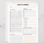 Modèle de planificateur quotidien (Devant)