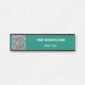 Modèle de plaque de porte de bureau d'entreprise a (Devant)