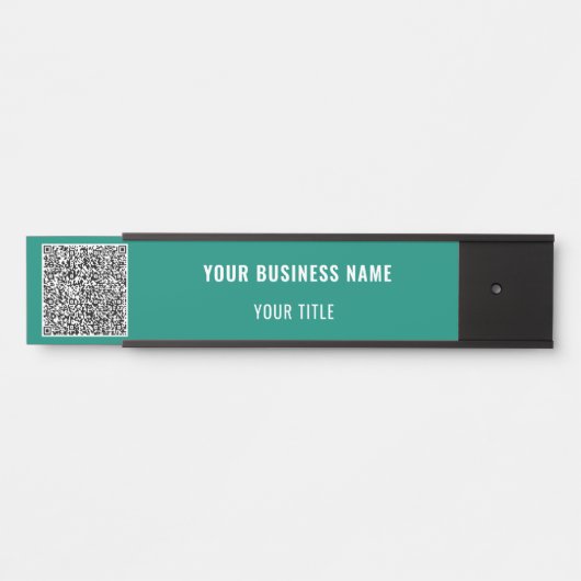 Modèle de plaque de porte de bureau d'entreprise a (Devant)