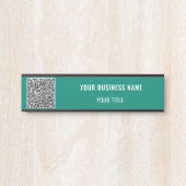 Modèle de plaque de porte de bureau d'entreprise a (Devant)