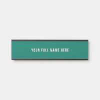 Modèle de plaque de porte personnalisée avec votre
