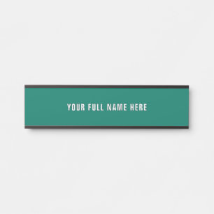 Modèle de plaque de porte personnalisée avec votre