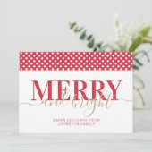 Modèle de points rouges de Noël (Debout devant)