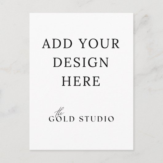 Modèle de Portrait d'invitation de carte postale (Devant)