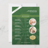 Modèle de présentoir de table pour centre de Spa (Dos)