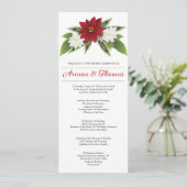 Modèle de programme de cérémonie de mariage (Debout devant)