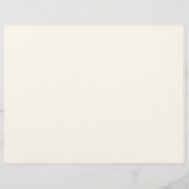 Modèle de programme de cérémonie de mariage photo (Dos)