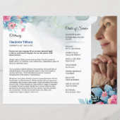 Modèle de programme de funérailles florales (Dos)