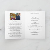 Modèle de programme de service funèbre en souvenir (Intérieur)