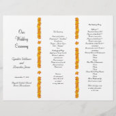 Modèle de programme divisé par trois Feuilles en b (Devant)