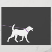 Modèle de prospectus d'affaires de Dog Walker Walk (Dos)