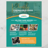 Modèle de prospectus de charité (Devant)