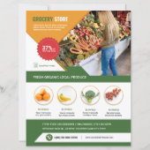 Modèle de prospectus de magasin d'alimentation (Devant)