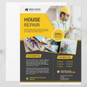 Modèle de prospectus de service de réparation de m (Devant / Derrière)