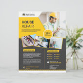 Modèle de prospectus de service de réparation de m (Debout devant)