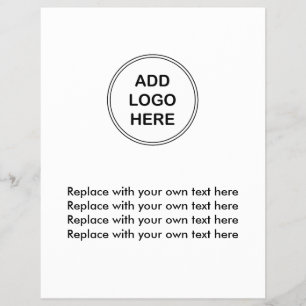 Modèle de prospectus du logo de l'entreprise