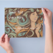 modèle de prospectus Salon customisé (main)