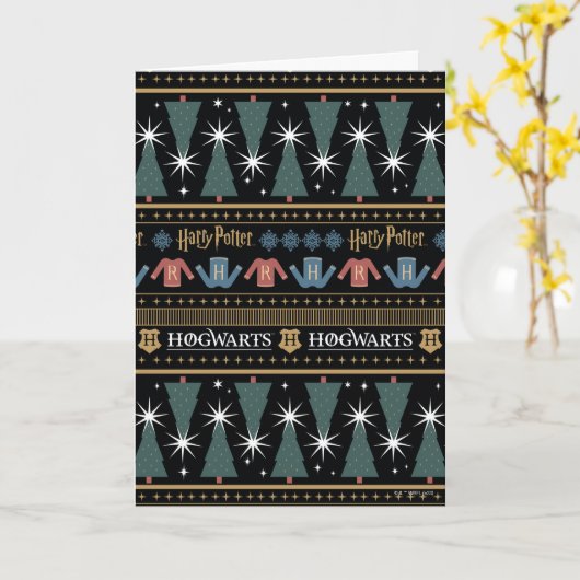 Modèle de pull de Noël HARRY POTTER™ (Fleur jaune)