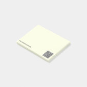 Modèle de QR Code personnalisé et de Post-it® Note (Incliné)