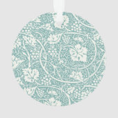 Modèle de raisin de William Morris sarcelle turquo (dos)