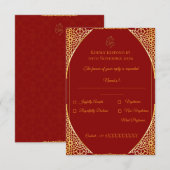 Modèle de réponse de mariage royal indien (Devant / Derrière)