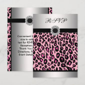 Modèle de réponse Pink Leopard (Devant / Derrière)