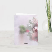 Modèle de roses de fleurs d'art aquarelle personna (Dos)