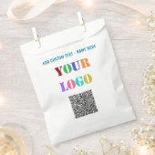 Modèle de sacs de faveur avec texte de logo person (Coupé)