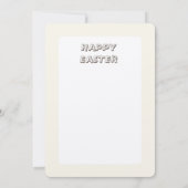 Modèle de salutation de Pâques vintage (Dos)