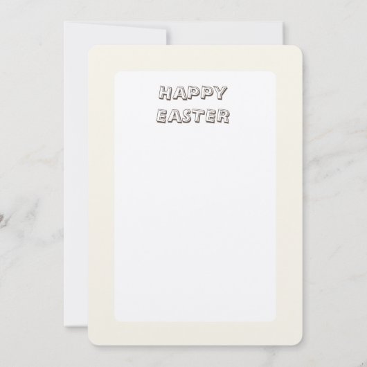 Modèle de salutation de Pâques vintage (Dos)