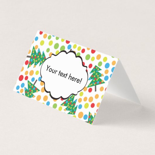 modèle de sapins de Noël (Front)