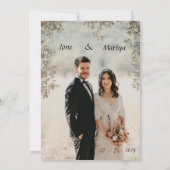 Modèle de save the date recto-verso, Invitation (Dos)