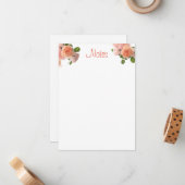 Modèle de script à main de couleur d'aquarelle à l (Devant/Arrière en situation)