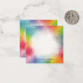 Modèle de script coloré personnalisé (Devant/Arrière en situation)