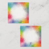 Modèle de script coloré personnalisé (Devant / Derrière)