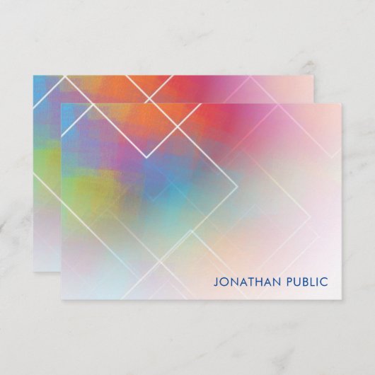 Modèle de script de calligraphie de tendance (Devant / Derrière)