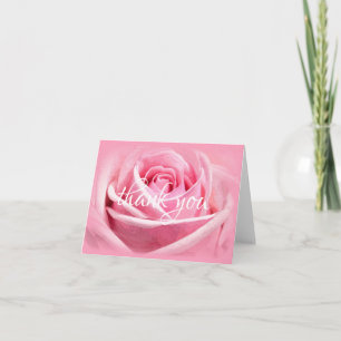 Modèle de script de remerciement Fleur de rose aqu