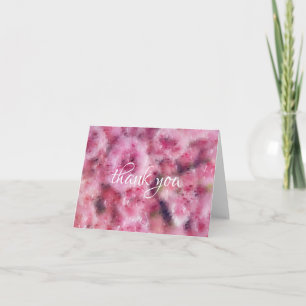 Modèle de script Merci Fleurs Roses Abstraites