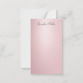 Modèle de script or Rose élégant (Devant)