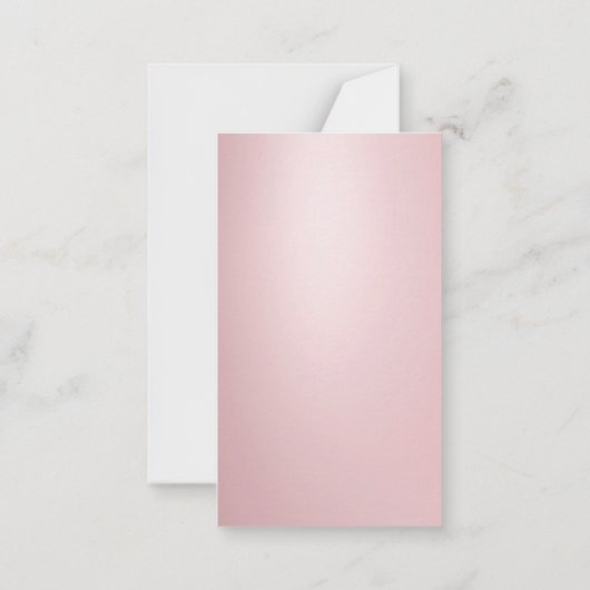 Modèle de script or Rose élégant (Dos)