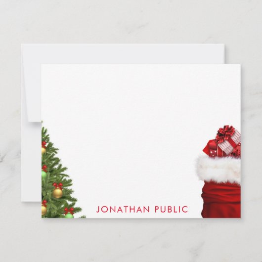 Modèle de script pour écriture manuscrite de Noël  (Dos)