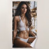 Modèle de serviette de plage (Devant)