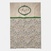 Modèle de serviettes monogrammes (Vertical)