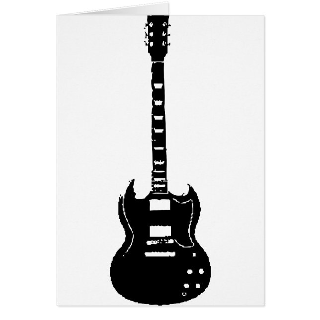 MODÈLE DE SG DE GUITARE (Devant)