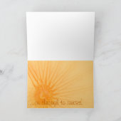 Modèle de soleil abstrait orange à votre pensée (Intérieur)