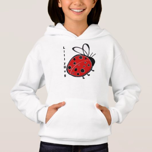 Modèle de sweat - shirt à capuche de coccinelle de (Devant)
