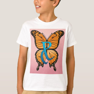 Modèle de T-shirt Abstrait Papillon ailes
