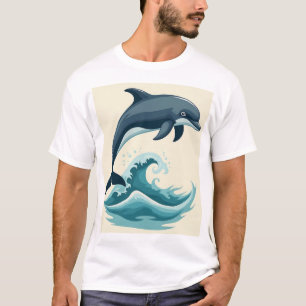 Modèle de t-shirt Dolphin